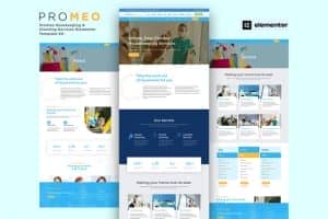 Promeo Houskeeping & Cleaning Services Elementor Template Kit