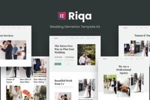 Riqa – Wedding Elementor Template Kit