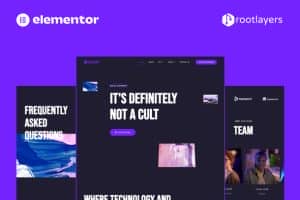 SuperNFT – NFT Portfolio Elementor Pro Full Site Template Kit