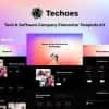 Techoes – Tech & Software Company Elementor Template kit