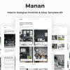 Manan – Interior Designer Elementor Template Kit