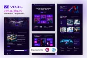 Vireal – Virtual & Augmented Reality Service Elementor Template Kit