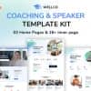 Wellco – Coaching & Speaker Elementor Template Kit