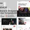 Winemoris – Wine Brand & Vineyard Elementor Template Kit