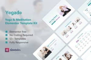 Yogado – Yoga & Meditation Elementor Template Kit