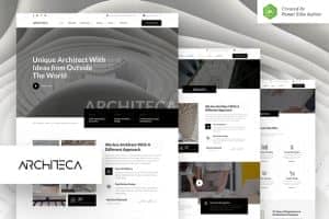 Architeca – Architecture Agency & Interior Design Elementor Template Kit