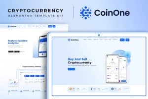 CoinOne – Cryptocurrency Elementor Template Kit
