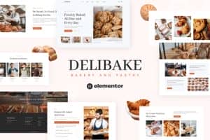 Delibake – Bakery and Pastry Elementor Template Kit