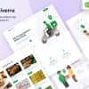 Deliverra – Food & Grocery Delivery App Elementor Template Kit