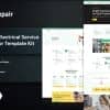 Erepair – Electrical Service Elementor Template Kit