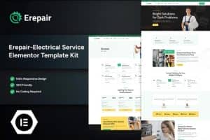 Erepair – Electrical Service Elementor Template Kit