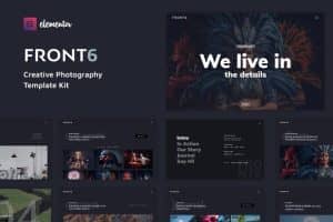 FrontSix – Creative Photography Template Kit