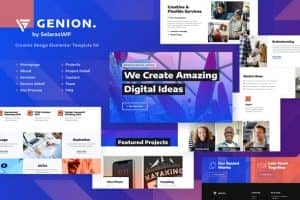 Genion – Creative Digital Agency Elementor Template Kit