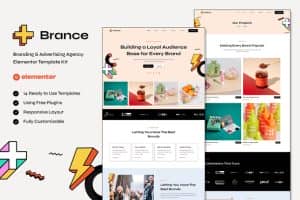 Brance – Branding & Advertising Agency Elementor Template Kit