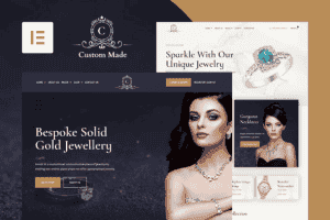 CustomMade – Customized Jewellery & Goldsmith Elementor Pro Template Kit