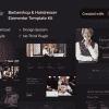 Cuthair – Barbershop & Hairdresser Elementor Pro Template Kit