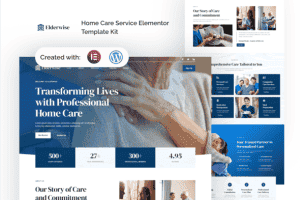 Elderwise – Home Care Services Elementor Template Kit