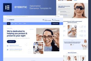 EyeBotic – Optometrist Elementor Pro Template Kit