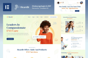 HeardIt – Otolaryngologist & ENT Elementor Pro Template Kit