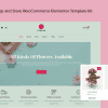Zahrah – Flower Shop & Store WooCommerce Elementor Template Kit