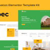 Ebec – Renovation Elementor Template Kit