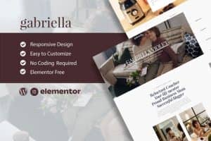 Gabriella – Motivator & Business Coach Elementor Template Kit