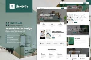 Internal – Interiror Design Services Elementor Template Kit