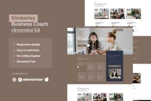 Kimberley – Business Coaching Elementor Template Kit