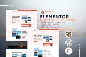 Quickness – Logistics & Transportation Elementor Template Kit