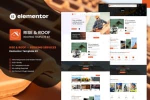 Rise & Roof – Roofing Services Elementor Template Kit