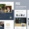 Mig – Law & Attorney Elementor Template Kit