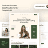 Ingrie – Feminine Business Coaching Elementor Template Kit