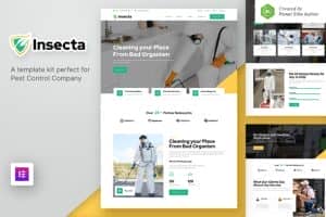 Insecta – Pest Control & Disinfection Elementor Template Kit