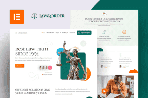 Law & Order – Law Firm & Lawyers Elementor Pro Template Kit