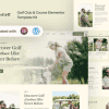 Letsgolf – Golf Club & Course Elementor Template Kit