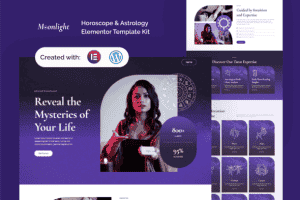 Moonlight – Horoscope & Astrology Elementor Template Kit