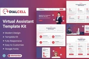 DialCell – Call Center Services & Telemarketing Elementor Template Kit