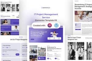 Rapidtech – IT Project Management Elementor Template Kit