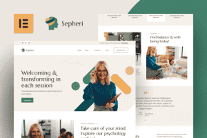 Sepheri – Psychologist Elementor Pro Template Kit