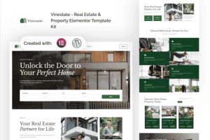 Vinestate – Real Estate & Property Elementor Template Kit