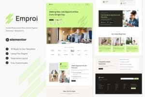 Emproi – Human Resources & Recruitment Agency Elementor Template Kit