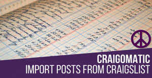 Craigomatic – Craigslist Automatic Post Generator Plugin for WordPress