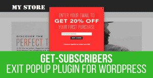 Get Subscribers – Exit Popup for WordPress