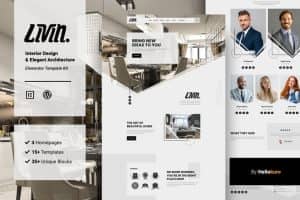 Livin – Interior Design & Architecture Elementor Template Kit