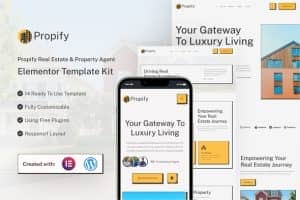Propify – Real Estate & Property Agent Elementor Template Kit