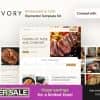 Savory – Restaurant & Cafe Elementor Template Kit