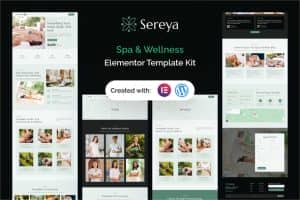 Sereya – Spa & Wellness Elementor Template Kit