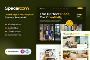 Spaceroom – Coworking & Creative Space Elementor Template Kit