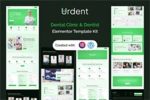 Urdent – Dental Clinic & Dentist Elementor Template Kit