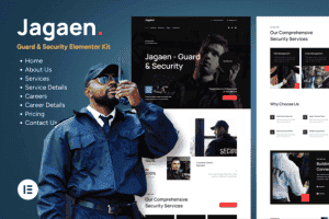 Jagaen – Guard & Security Service Template Kits